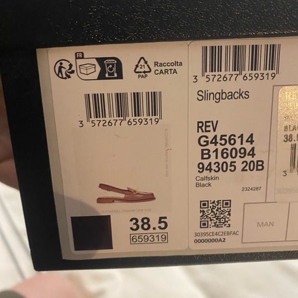 100 percent authentic brand new Chanel Black Leather Loafers - Picture 5 of 5